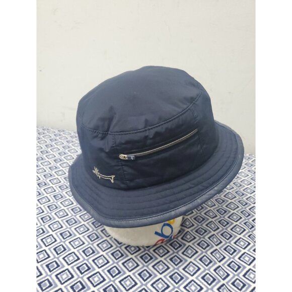 Louis Castel Blue Men's Bucket hat Size 56cm - Picture 15 of 16